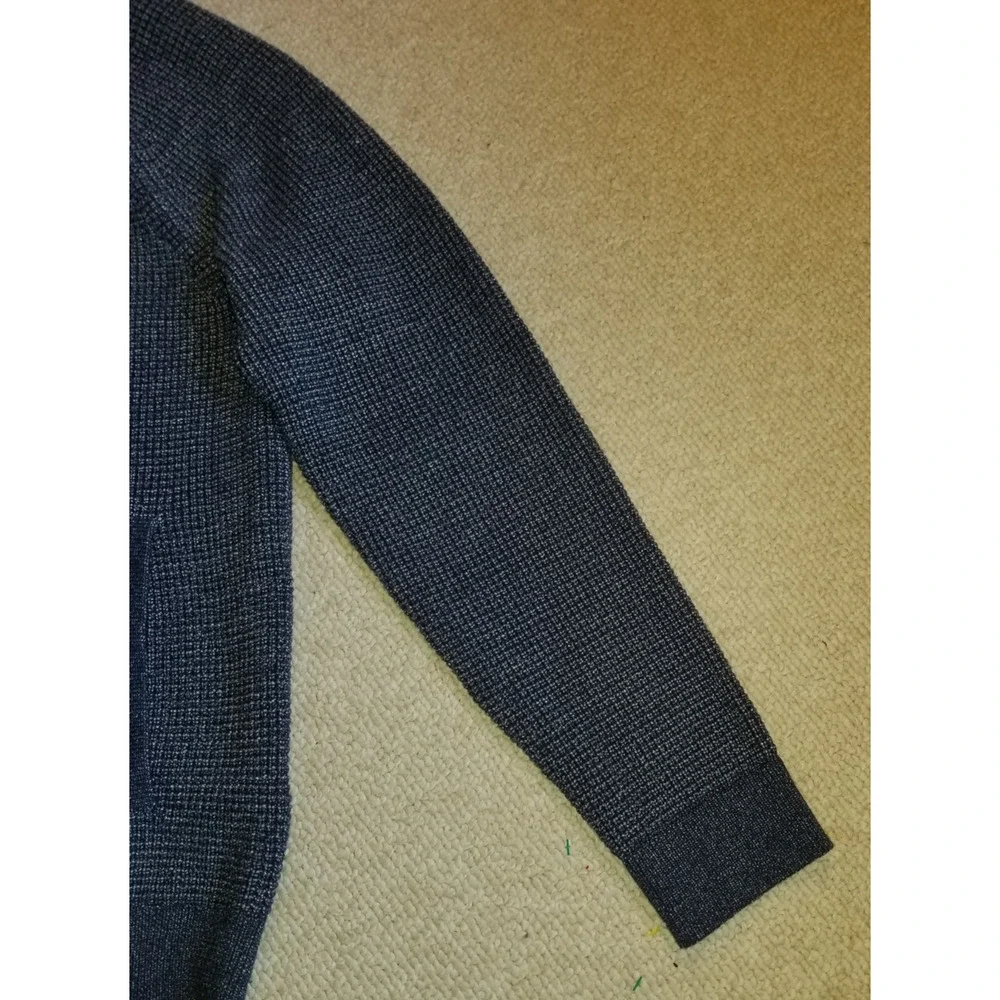 Mens Sweater-BANANA REPUBLIC-blue marled 